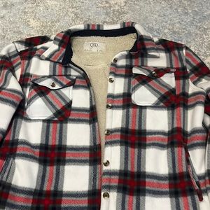 Red White and Blue Fleece Jacket